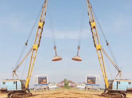 杭州重型机械厂50t强夯机